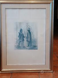 Quadro acquaforte autentica 