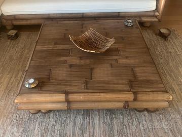 Tavolo bambù pressato