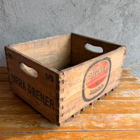 Cassetta Cassa In Legno Birra DREHER Anni 60