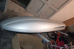 Box da tetto Skoda originale + barre portatutto 