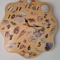 Orologio parete decoupage