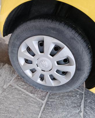 Cerchi acciaio R14 con 4 gomme m+s 2020. up/citigo