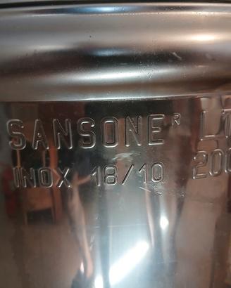 serbatoi acciaio inox 18/10 da 200 lt.