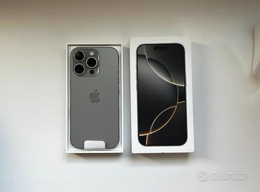 iPhone 16 pro 256 GB Titanio Naturale - NUOVO