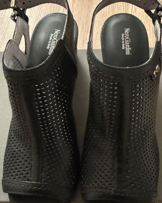 Sandali NeroGiardini donna pelle nera n. 38