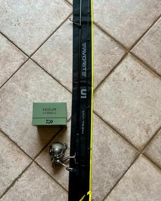 Combo Spinning Leggero Favorite U1 Daiwa Exceler