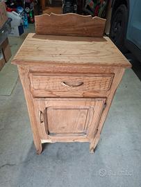Comodino vintage in legno 75x39