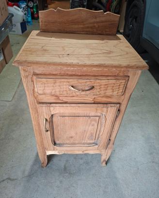 Comodino vintage in legno 75x39