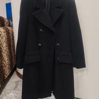 Cappotto in lana nero taglia S/M