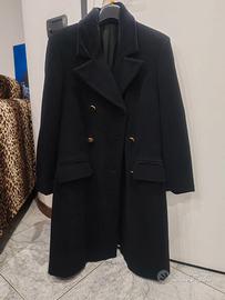 Cappotto in lana nero taglia S/M