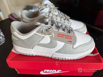 Nike dunk low grey fog/white