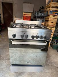 Delonghi  Cucina Gas 4 Fornelli con forno