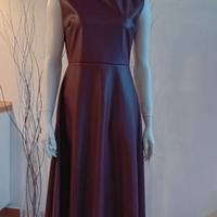 vestito ecopelle 