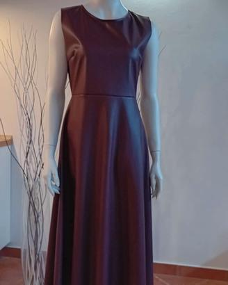 vestito ecopelle 