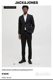 Completo jack e jones tg 54 slim