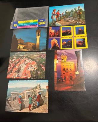 Set Cartoline di San Marino anni ‘70/‘80