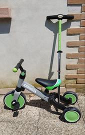 KORIMEFA 4 IN 1 Triciclo Bambini