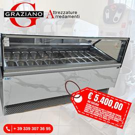 VETRINA GELATERIA 24 gusti ISA MILLENNIUM usata