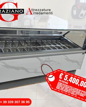 VETRINA GELATERIA 24 gusti ISA MILLENNIUM usata