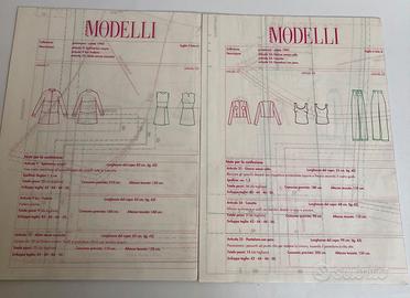 5Cartamodelli Sartoriali Vintage "Modelli" 1994-95