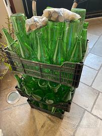 Bottiglie per salsa o vino + tappi