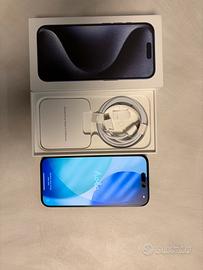Iphone 15 pro 128gb  titanio blu