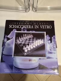 Scacchiera in vetro 14"