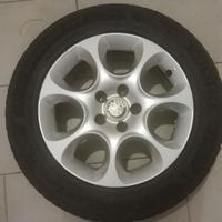 cerchi  in lega 16"+gomme invernali  per alfaromeo