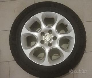 cerchi  in lega 16"+gomme invernali  per alfaromeo