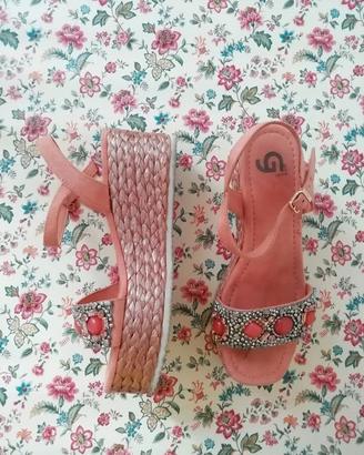 Sandali Gold & Gold strass donna taglia 38