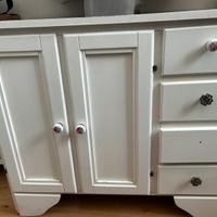 Completo mobili per bagno in legno Shabby chic