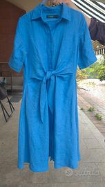 abito chemisier in lino