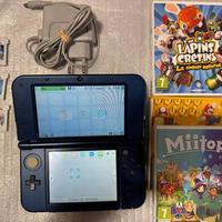 New Nintendo 3DS XL Metallic Blue TOP IPS + Giochi