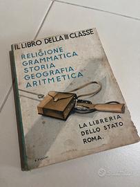 Libro terza classe periodo fascista