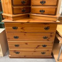 Cassettone comò legno abete