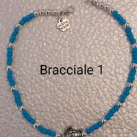 Bracciale uomo con perline. Disponibile 3 colori 