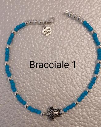 Bracciale uomo con perline. Disponibile 3 colori 