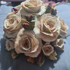 Centrotavola floreale tipo Capodimonte 