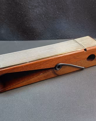 Fermacarte Argento 925 Legno Vintage 