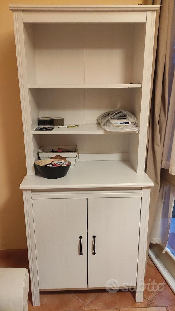 Credenza e Libreria bianche Ikea Arredamento e Casalinghi In vendita