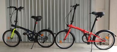 Due Biciclette btwin 120 pieghevoli