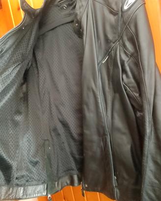 Giubbotto moto donna 
