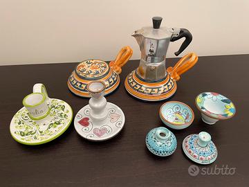 Set di Bomboniere in ceramica decorata