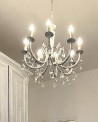 2 Lampadari antichi 8 luci