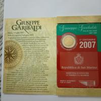 moneta 2 euro Garibaldi 2007 San Marino