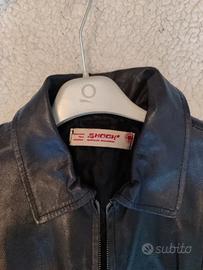 Giacca ecopelle nera