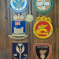 Lotto 6 stemmi militari e forze dell’ordine