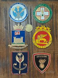 Lotto 6 stemmi militari e forze dell’ordine