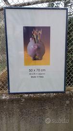 Cornici colorate in legno e vetro