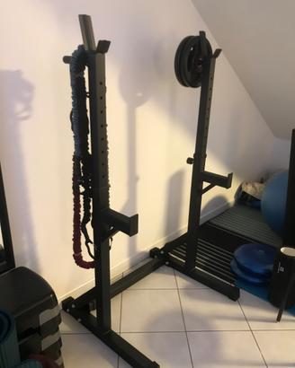 Rack regolabile per bilanciere / squat – home gym